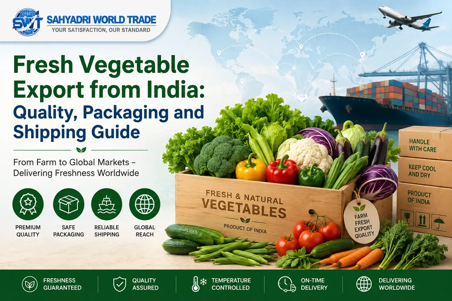Fresh Vegetable Export from India: Quality, Packaging and Shipping Guide