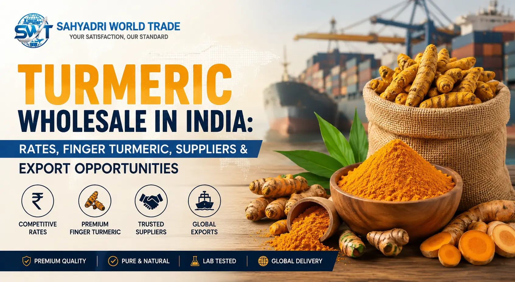 Turmeric Wholesale in India: Rates, Finger Turmeric, Suppliers & Export Opportunities