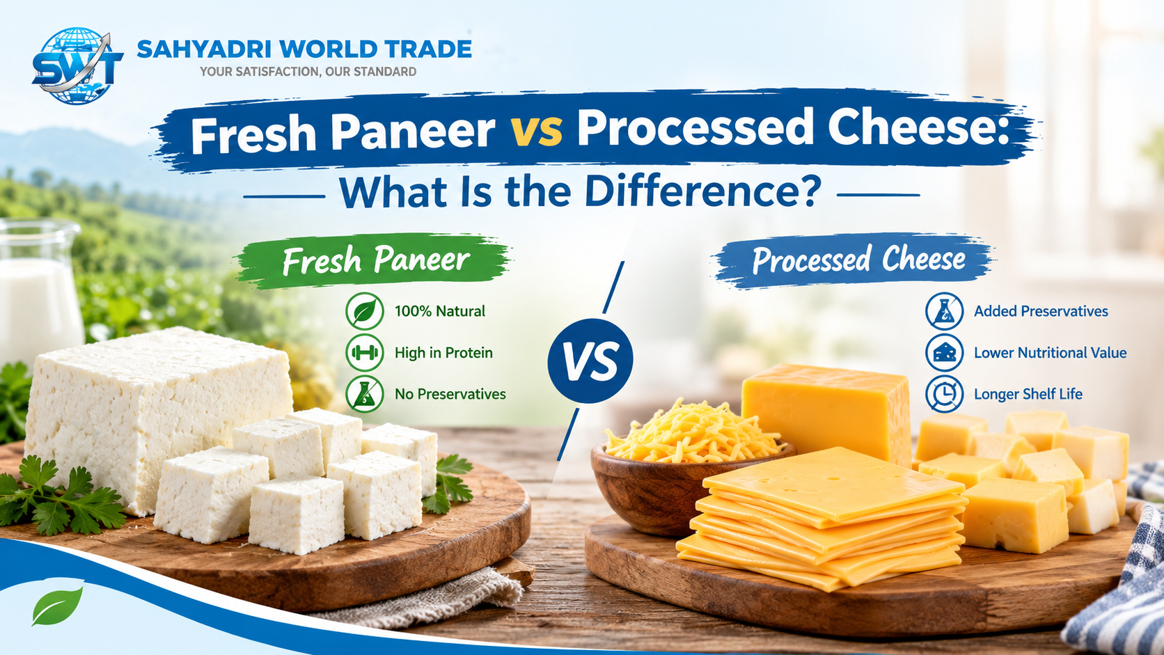 Fresh Paneer vs Processed Cheese: What Is the Difference?